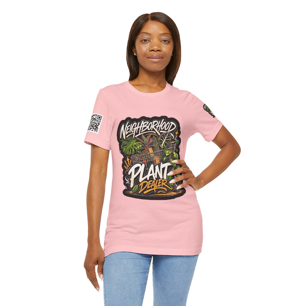 Neighborhood Plant Dealer - Graphic Botanical Streetwear Premium Tee plant lover graphic tee by Detroit Plant Mom