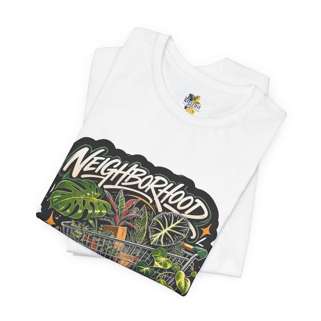 Neighborhood Plant Dealer - Graphic Botanical Streetwear Premium Tee plant lover graphic tee by Detroit Plant Mom