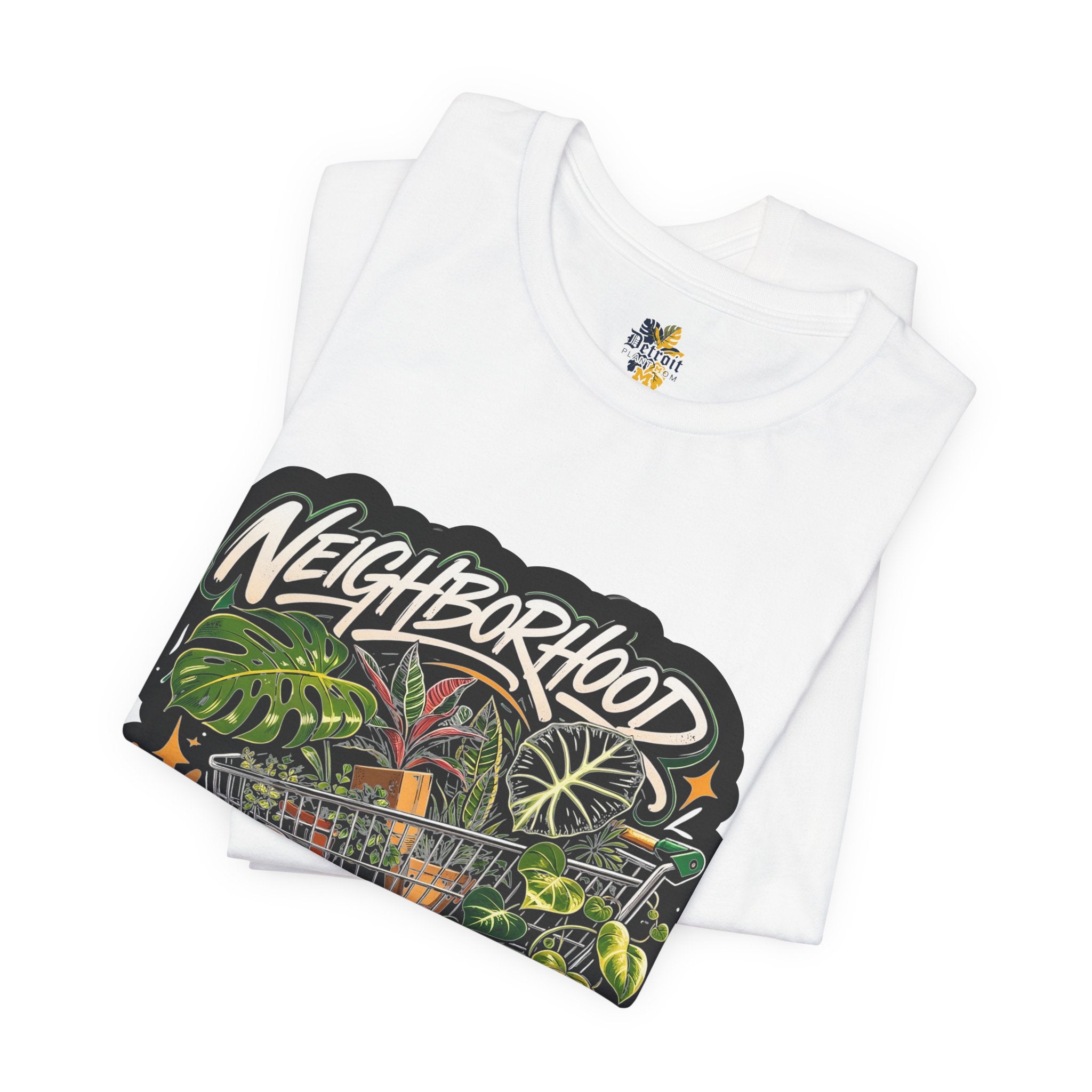 Neighborhood Plant Dealer - Graphic Botanical Streetwear Premium Tee plant lover graphic tee by Detroit Plant Mom