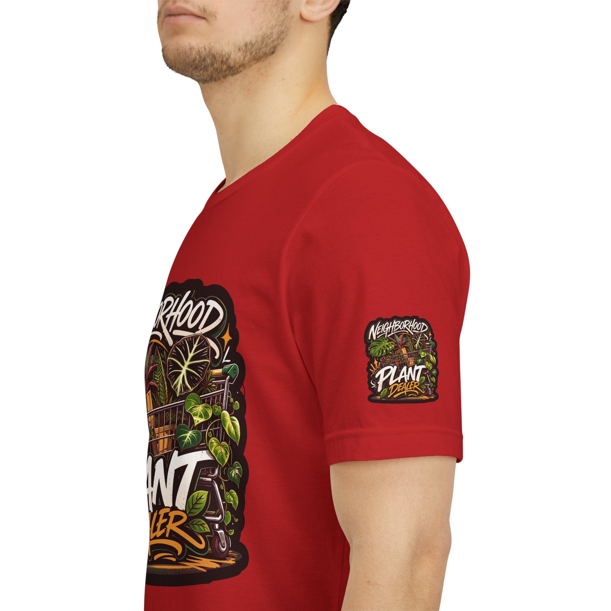 Neighborhood Plant Dealer - Graphic Botanical Streetwear Premium Tee plant lover graphic tee by Detroit Plant Mom