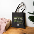 Tote Bag - Neighborhood Plant Dealer | 'Ask Me About My Cuttings' Plant Lover Tote plant lover tote bag by Detroit Plant Mom