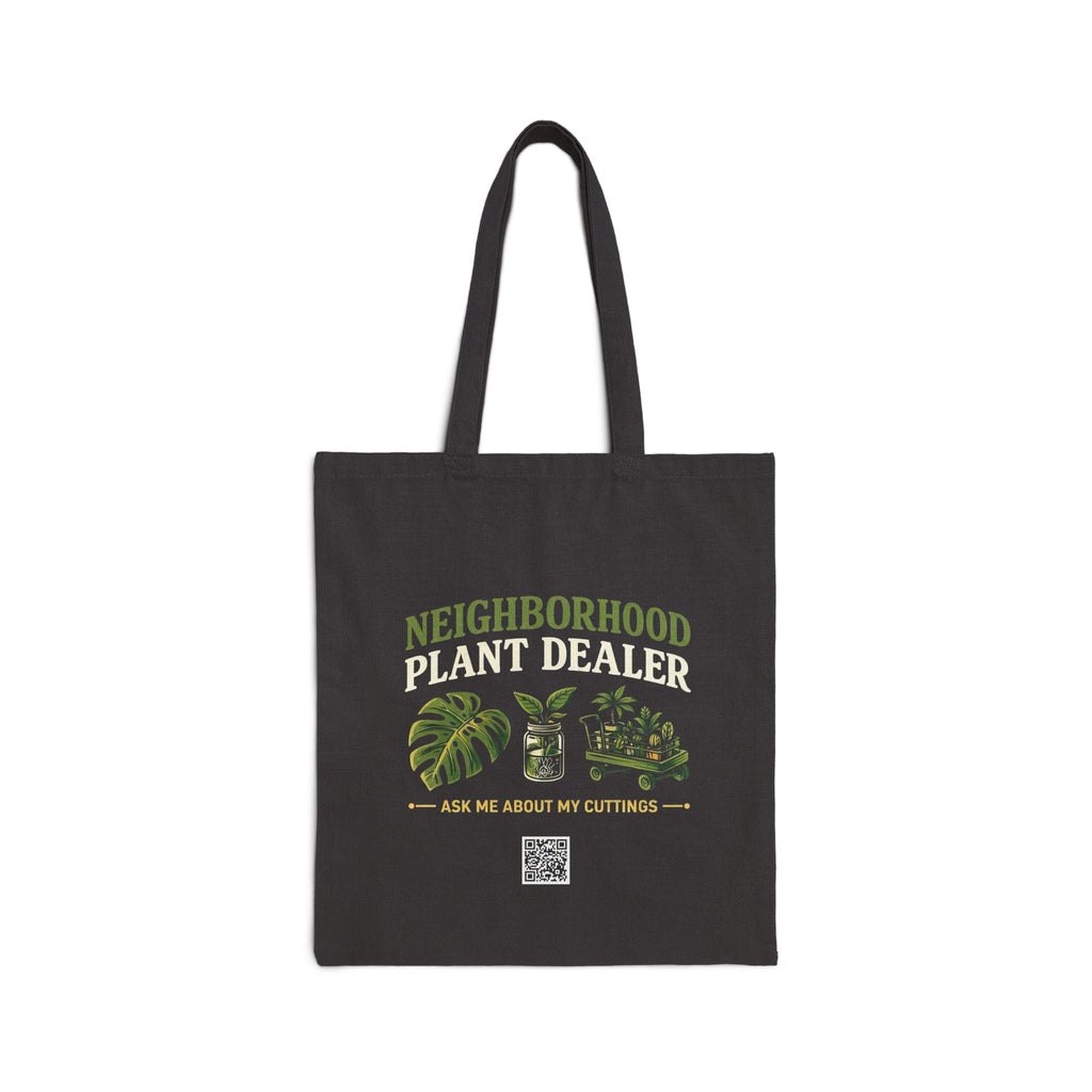 Tote Bag - Neighborhood Plant Dealer | 'Ask Me About My Cuttings' Plant Lover Tote plant lover tote bag by Detroit Plant Mom