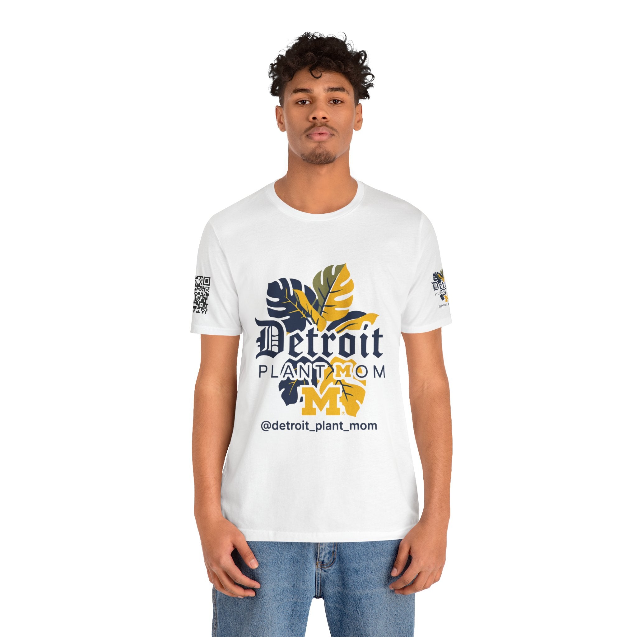 Detroit Plant Mom Premium Tee - Monstera Plant Mom Tee plant lover graphic tee by Detroit Plant Mom - product view 22