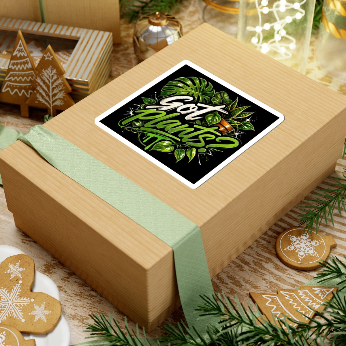 Got Plants? - Kiss-Cut Vinyl Sticker vinyl sticker by Detroit Plant Mom - product view 7