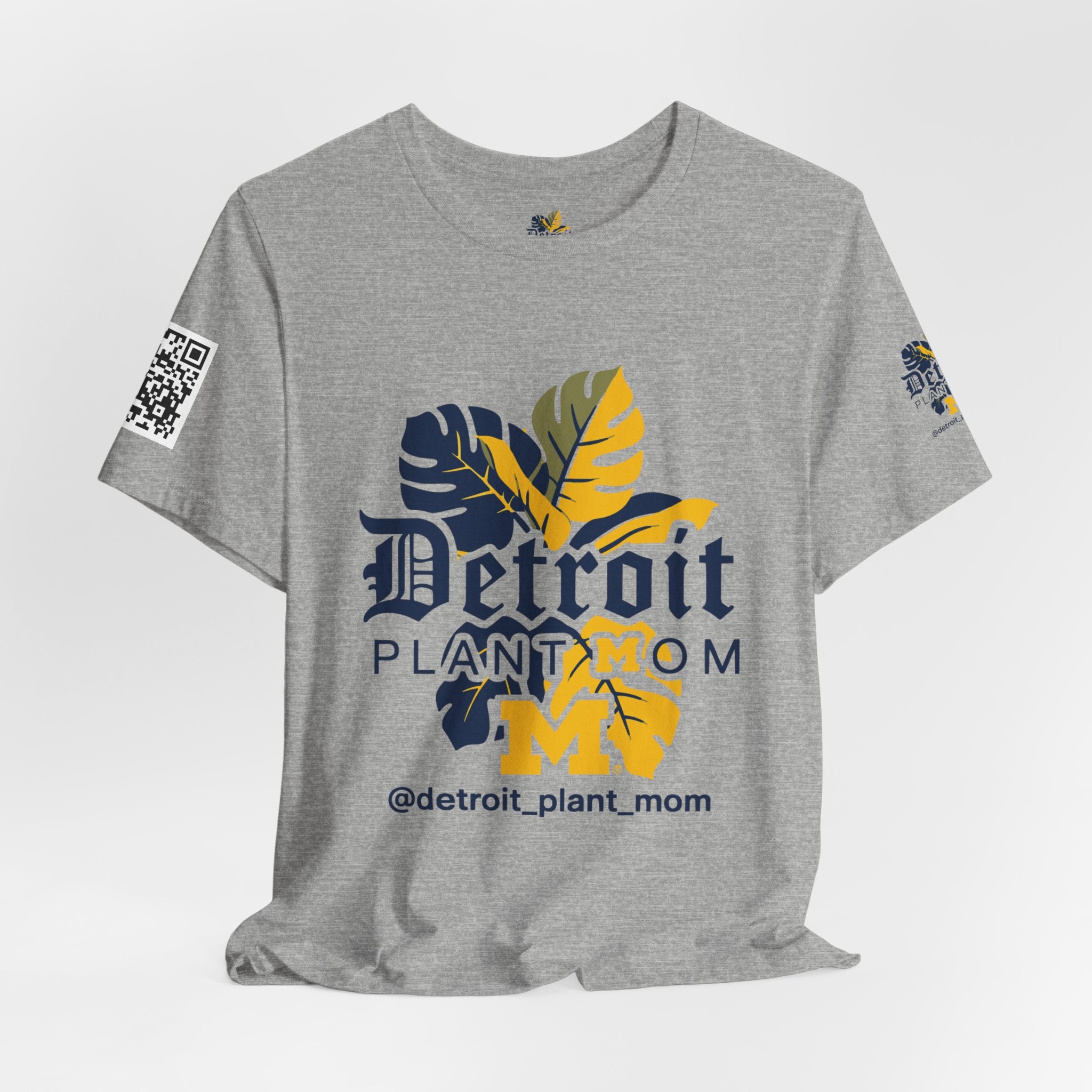 Detroit Plant Mom Premium Tee - Monstera Plant Mom Tee plant lover graphic tee by Detroit Plant Mom - product view 83