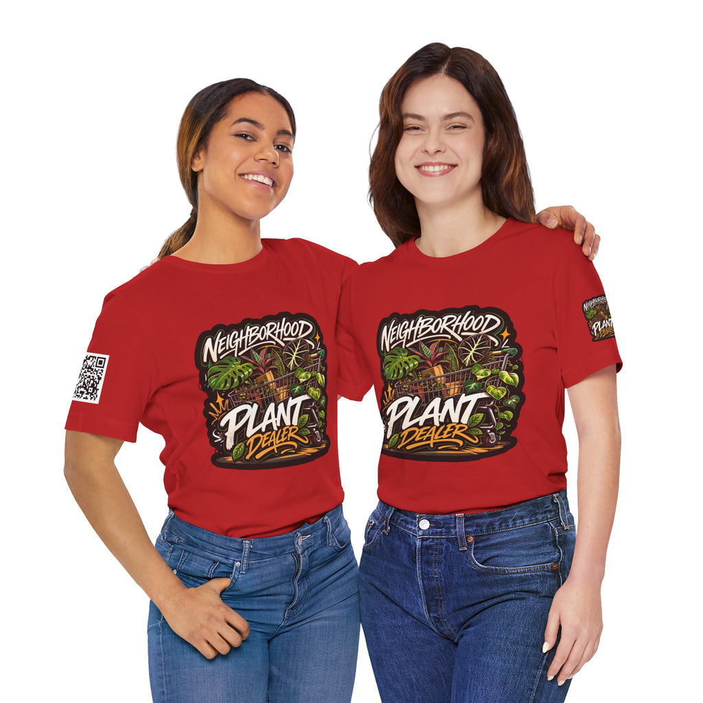 Neighborhood Plant Dealer - Graphic Botanical Streetwear Premium Tee plant lover graphic tee by Detroit Plant Mom