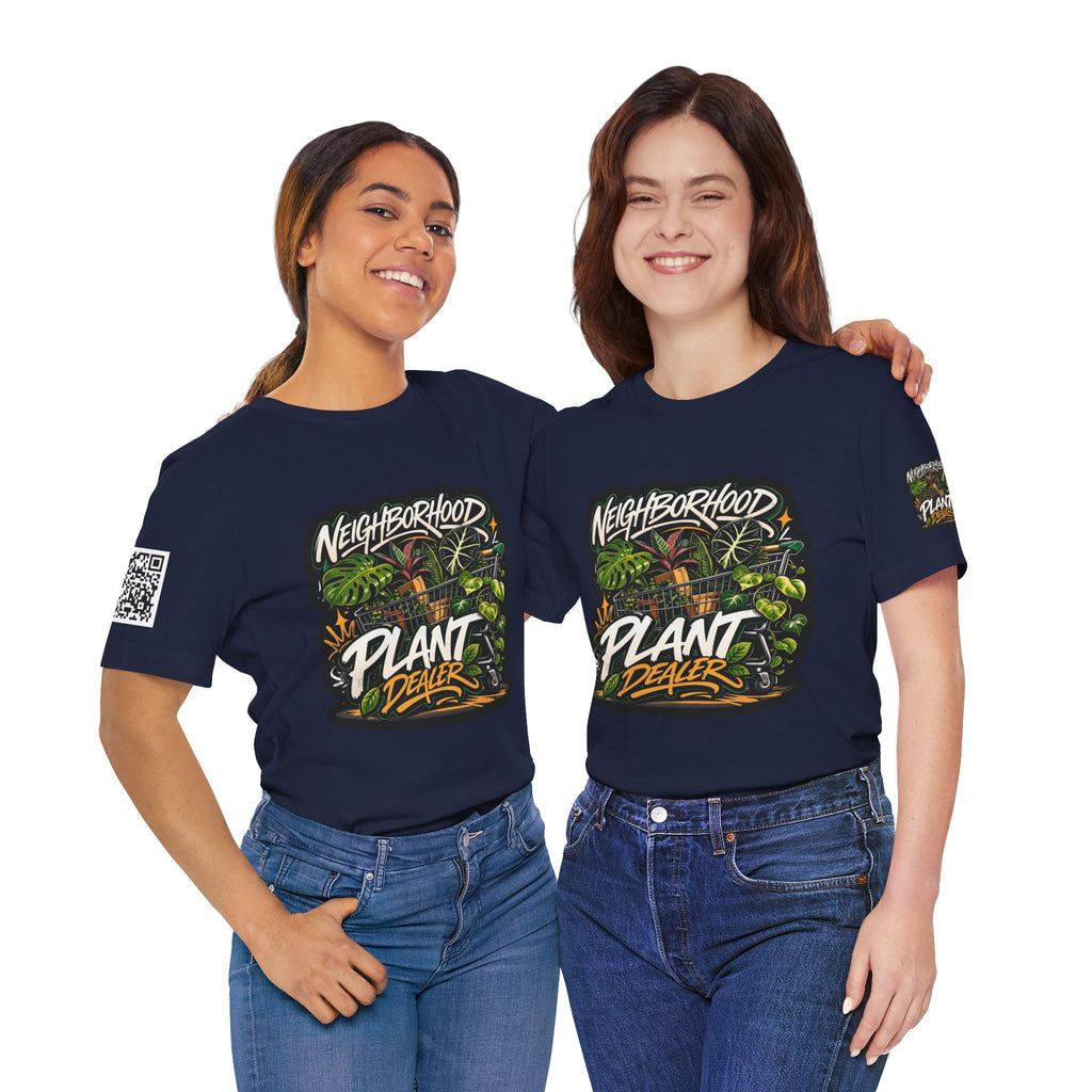 Neighborhood Plant Dealer - Graphic Botanical Streetwear Premium Tee plant lover graphic tee by Detroit Plant Mom