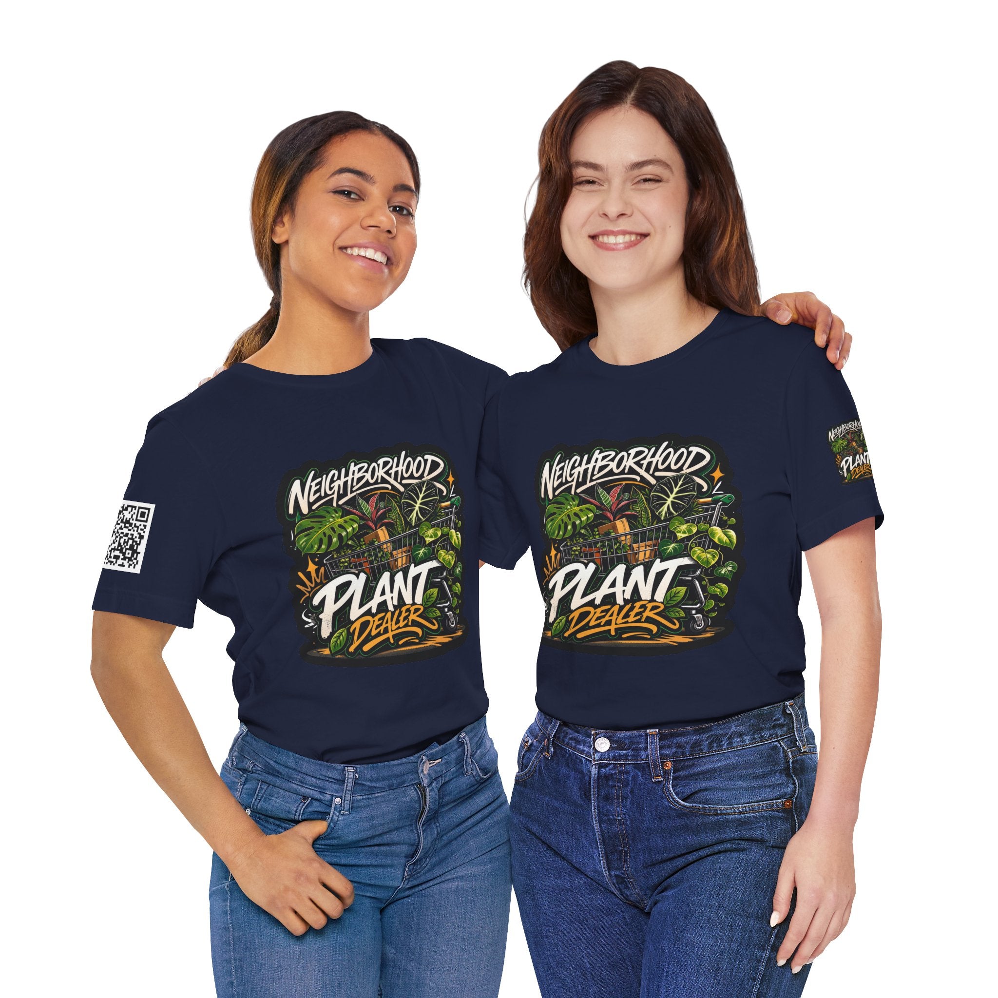 Neighborhood Plant Dealer - Graphic Botanical Streetwear Premium Tee plant lover graphic tee by Detroit Plant Mom