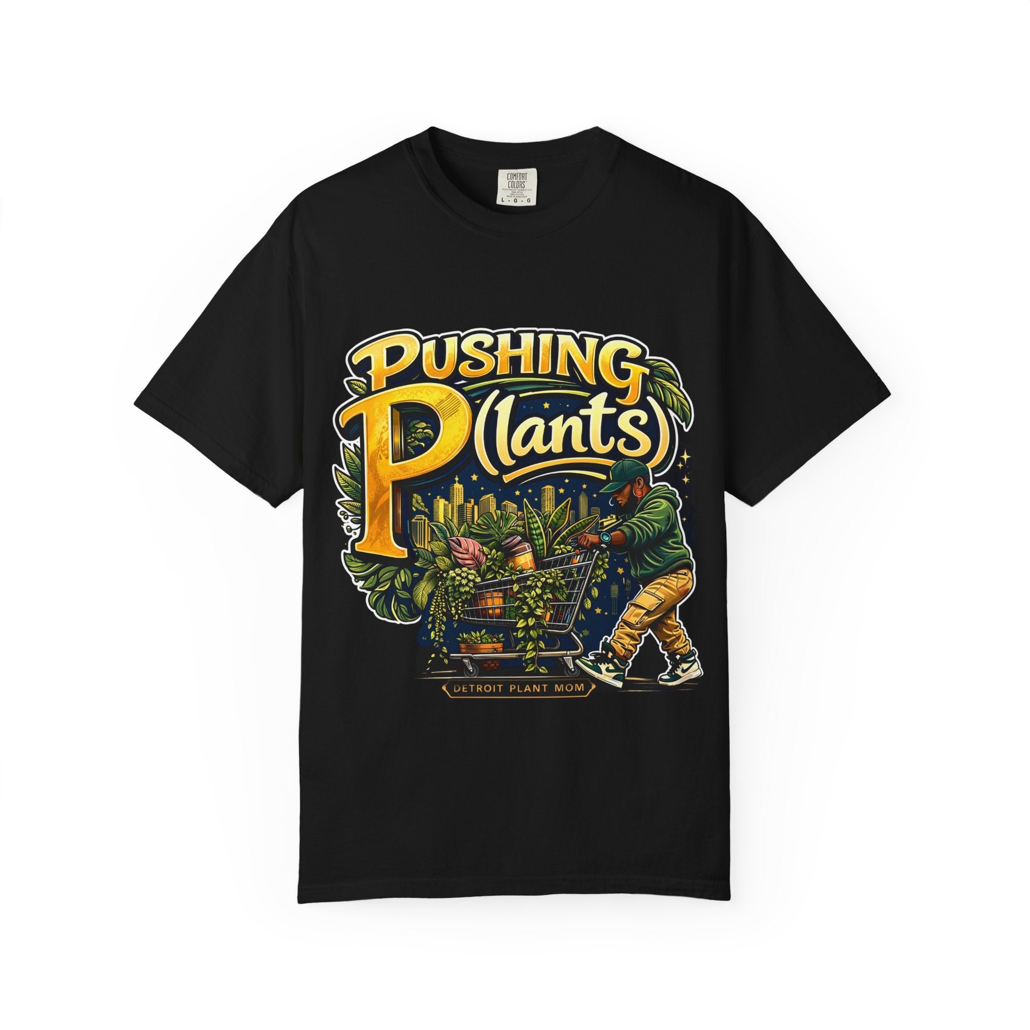 DPM: Pushing P(lants) T-Shirt - Melanated Man Graphic Tee
