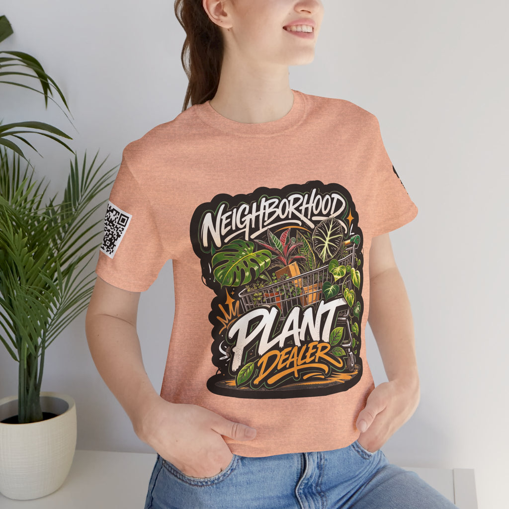 Neighborhood Plant Dealer - Graphic Botanical Streetwear Premium Tee plant lover graphic tee by Detroit Plant Mom