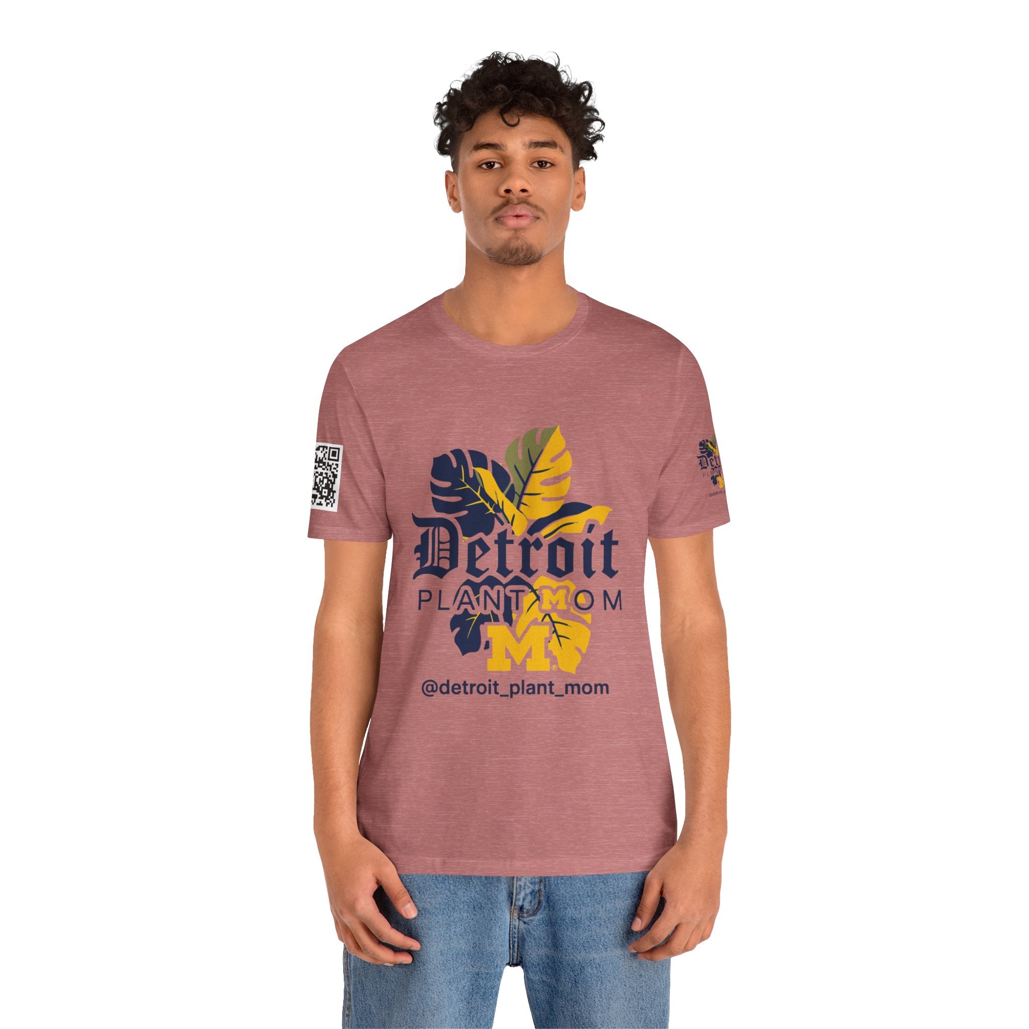 Detroit Plant Mom Premium Tee - Monstera Plant Mom Tee plant lover graphic tee by Detroit Plant Mom - product view 38