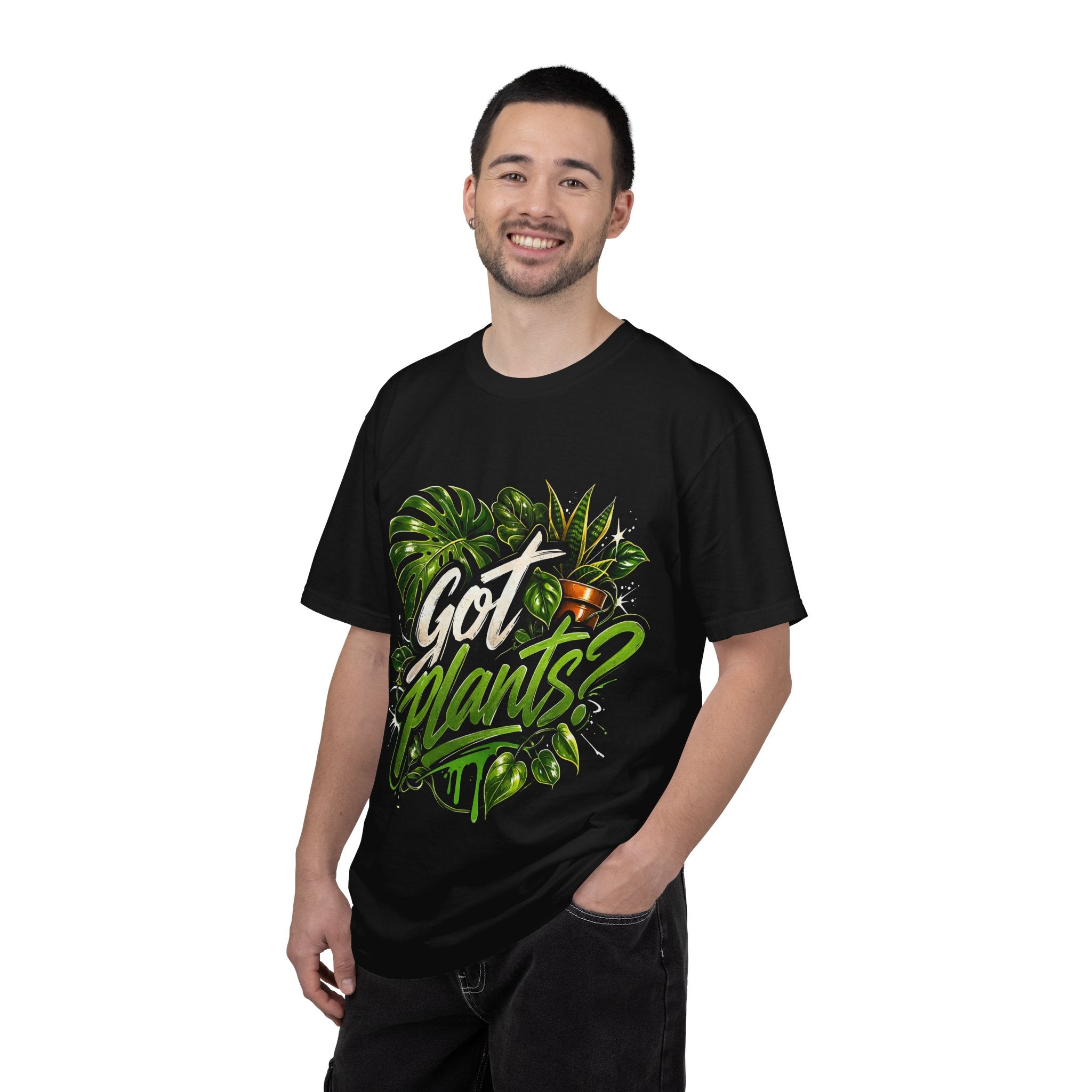 Got Plants? Graphic T-Shirt - Plant Lover Botanical Tee plant lover graphic tee by Detroit Plant Mom - product view 8