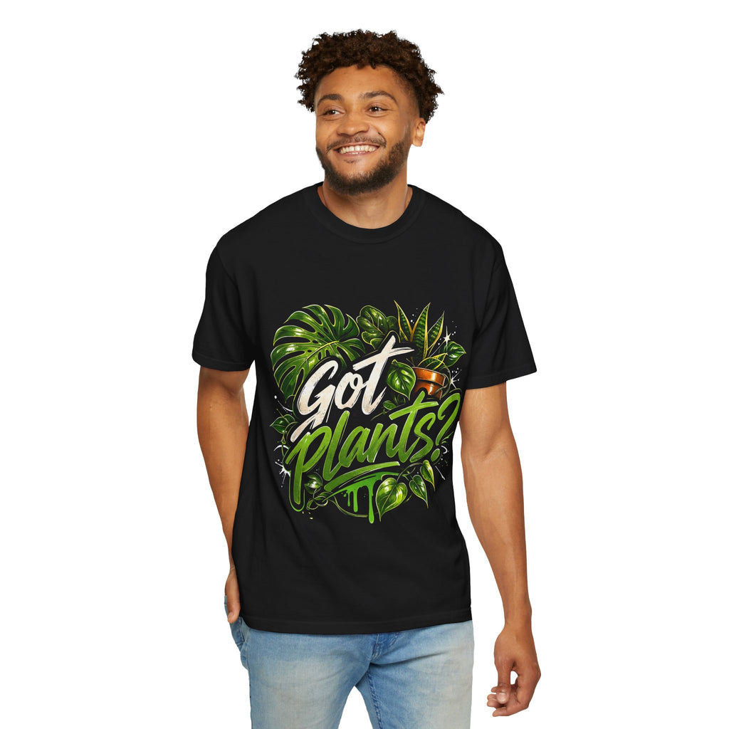 Got Plants? Graphic T-Shirt - Plant Lover Botanical Tee plant lover graphic tee by Detroit Plant Mom - product view 6