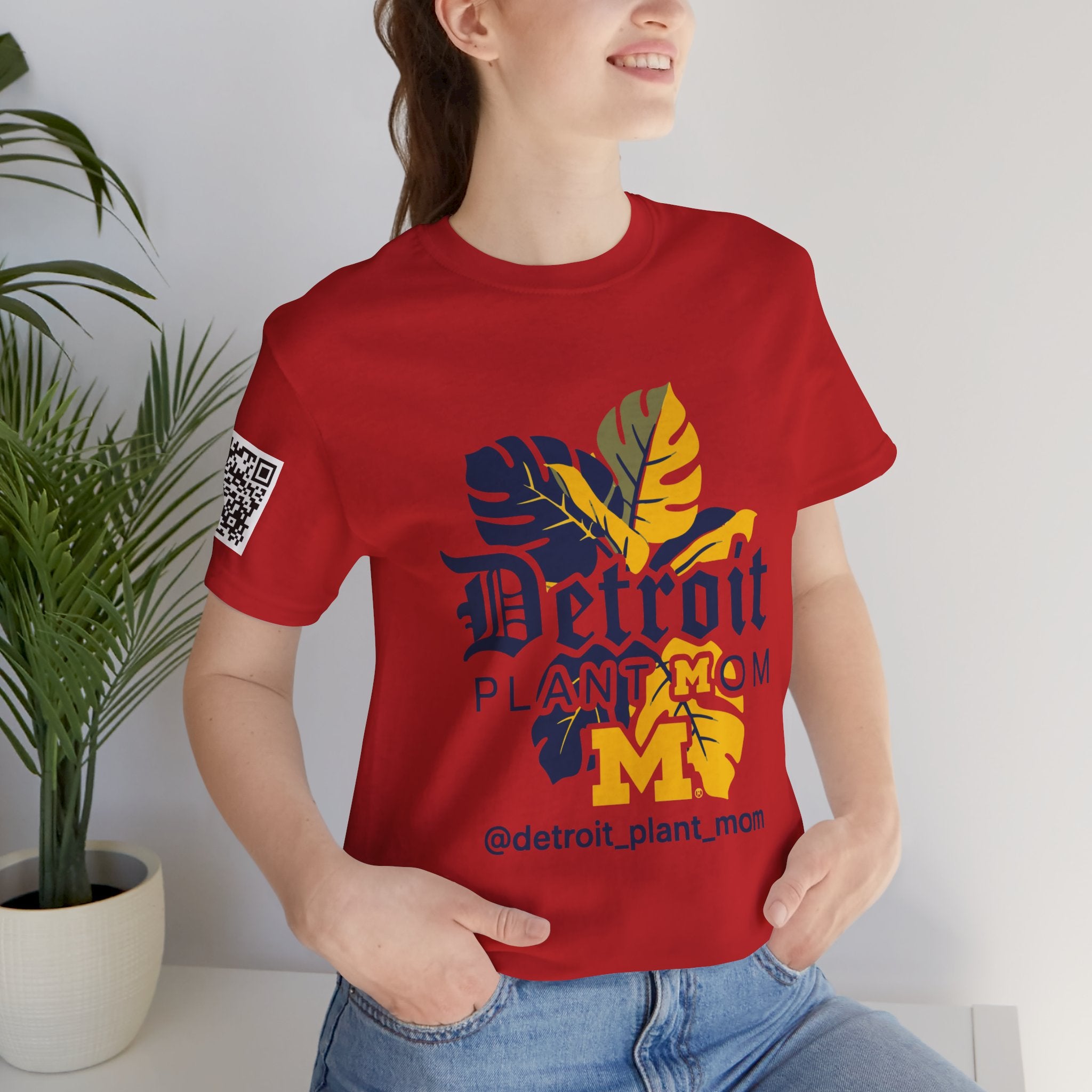 Detroit Plant Mom Premium Tee —  Monstera Plant Mom Tee