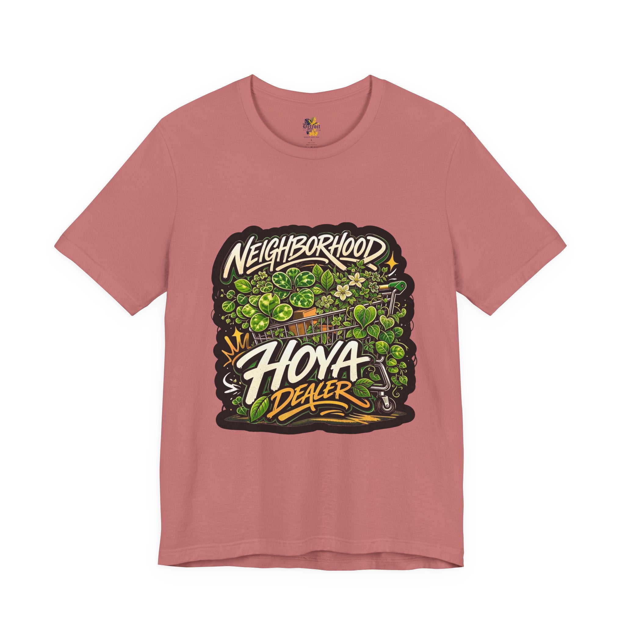 Neighborhood Hoya Dealer Graphic Tee plant lover graphic tee by Detroit Plant Mom - product view 3