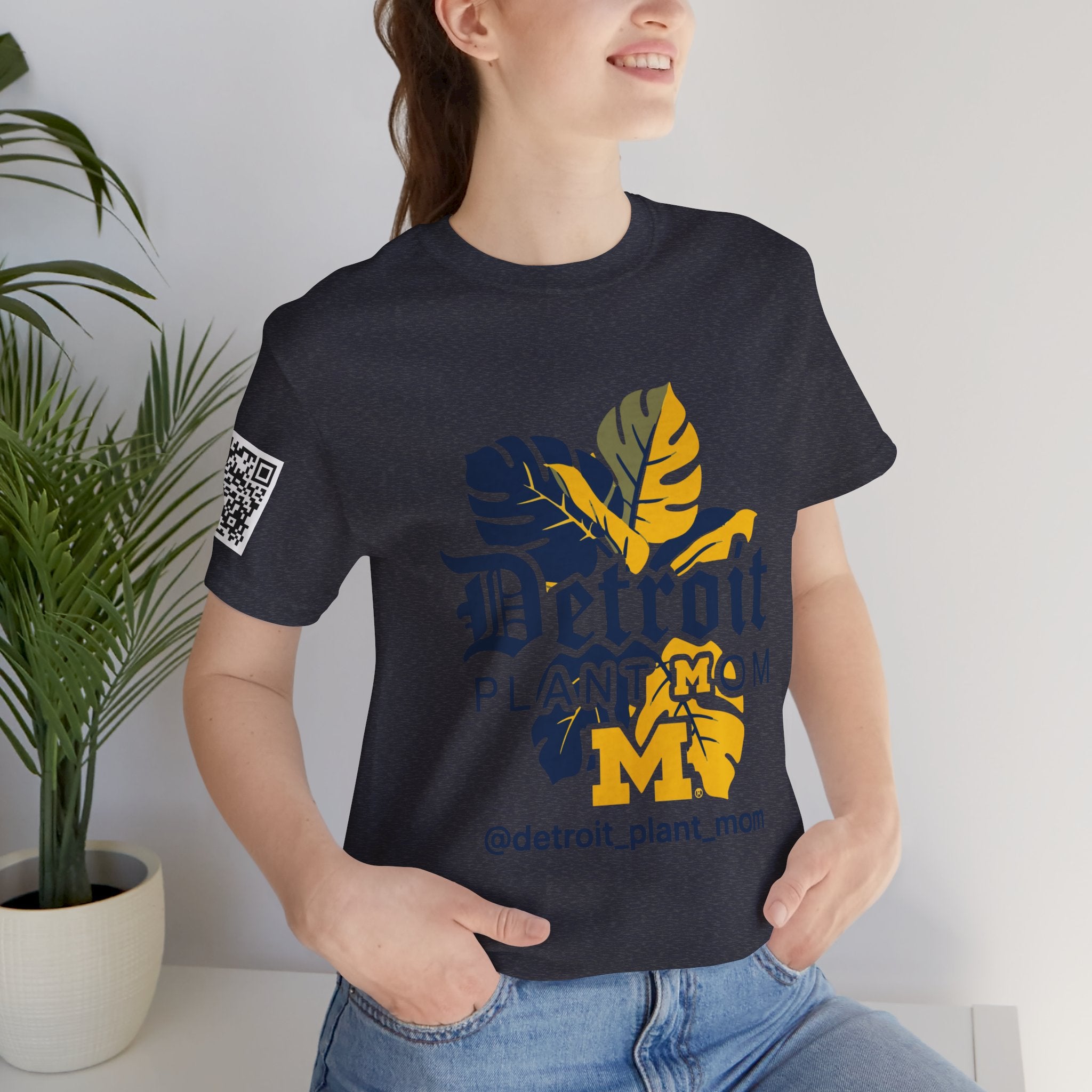 Detroit Plant Mom Premium Tee —  Monstera Plant Mom Tee
