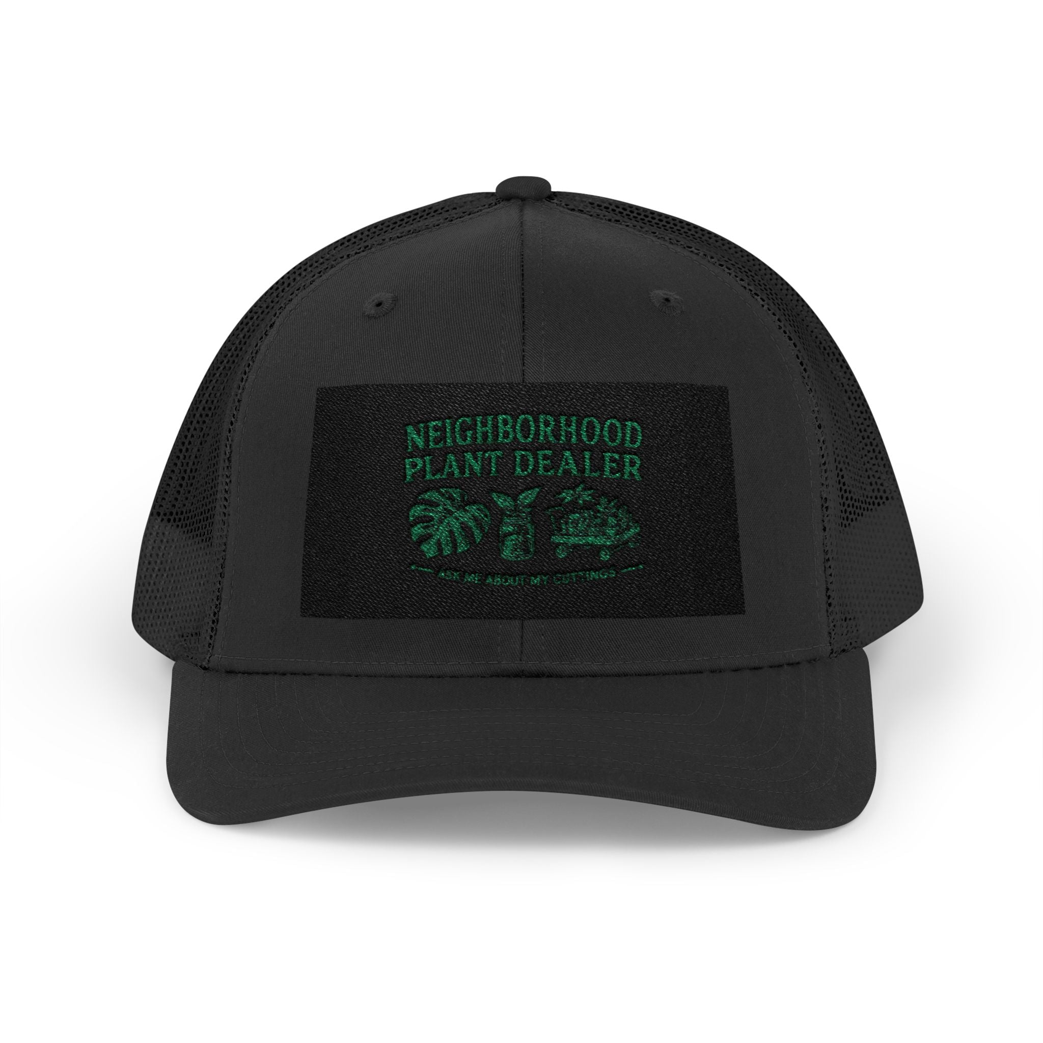 Neighborhood Plant Dealer Minimalistic Embroidered Snapback Hat plant lover hat by Detroit Plant Mom