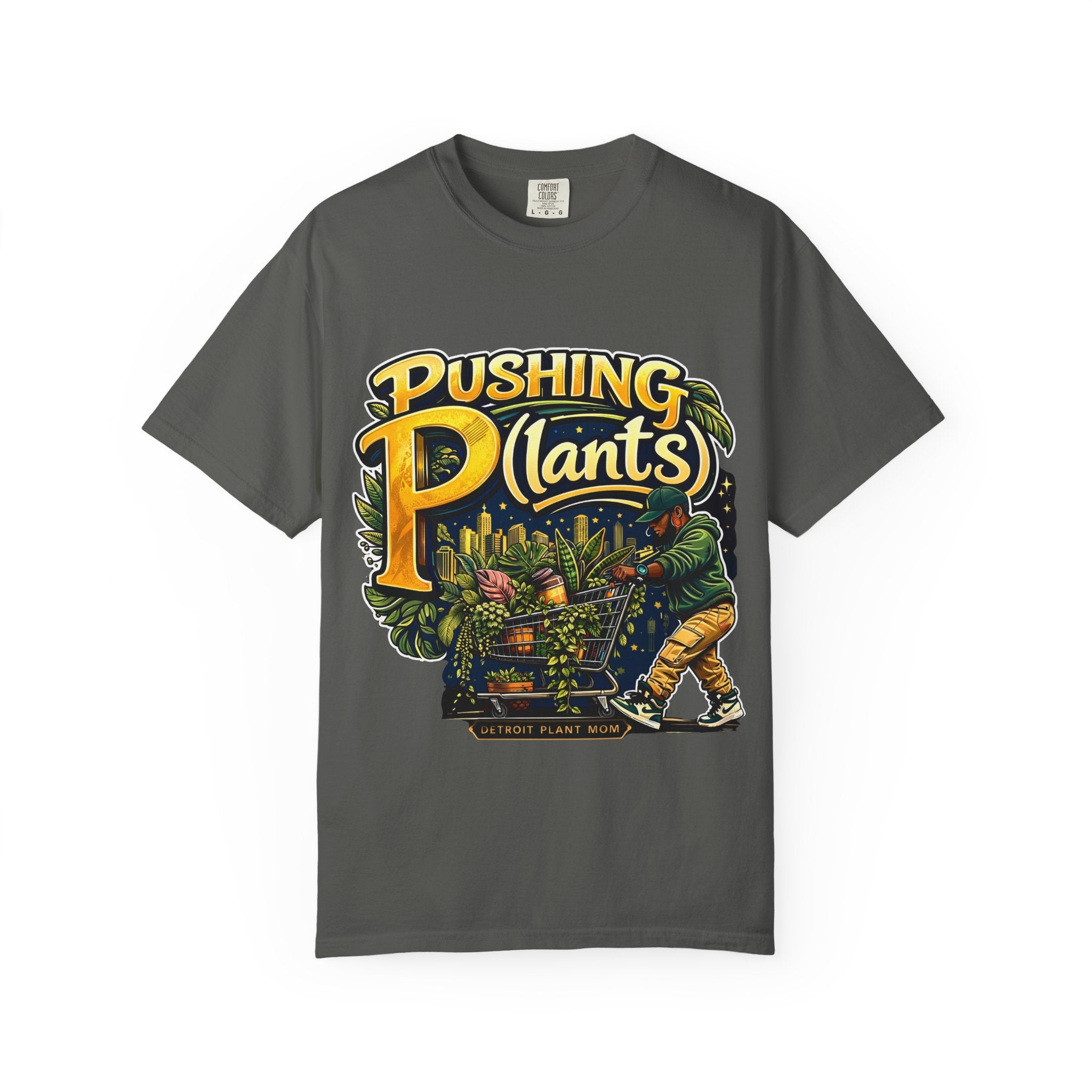 DPM: Pushing P(lants) T-Shirt - Melanated Man Graphic Tee