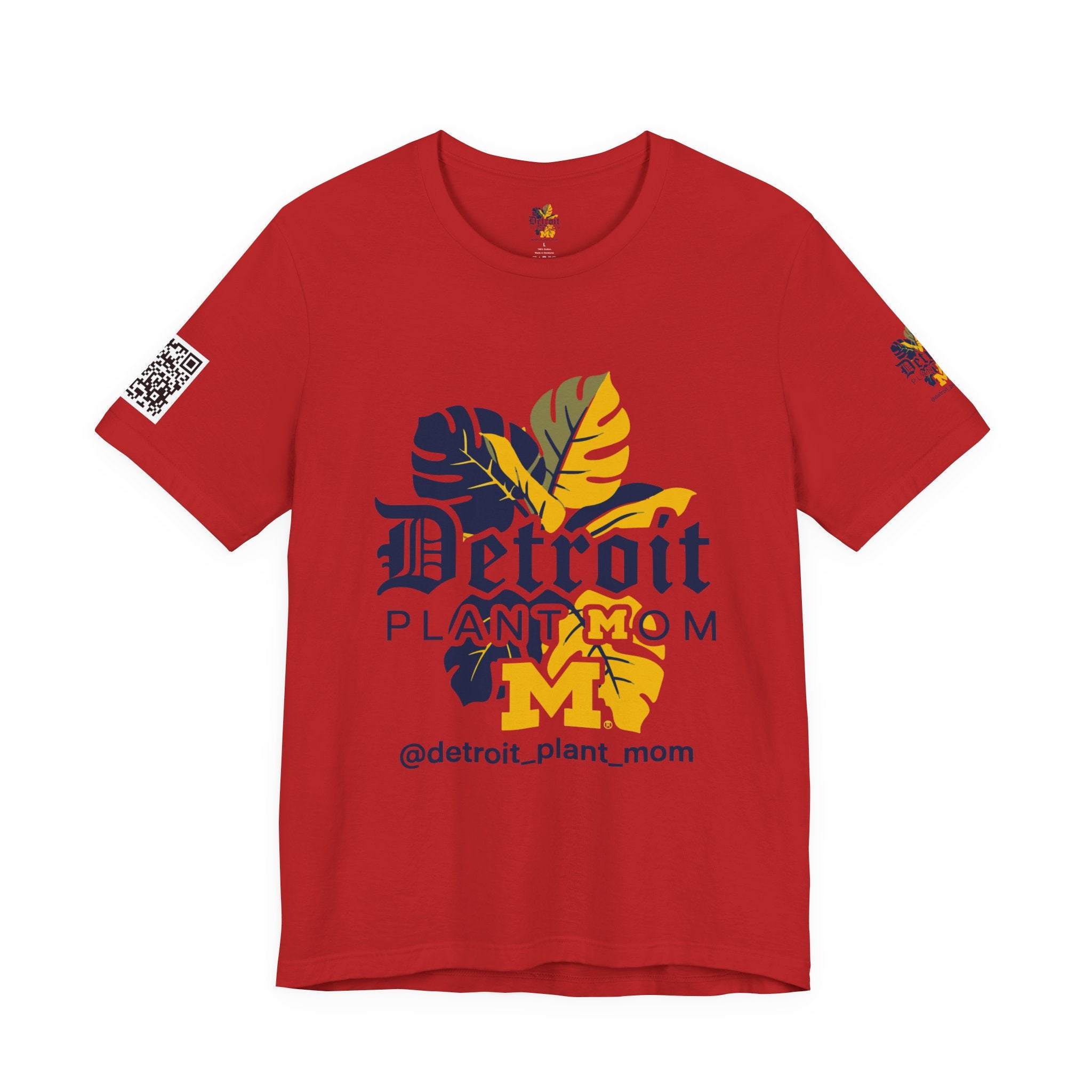 Detroit Plant Mom Premium Tee - Monstera Plant Mom Tee plant lover graphic tee by Detroit Plant Mom - product view 16