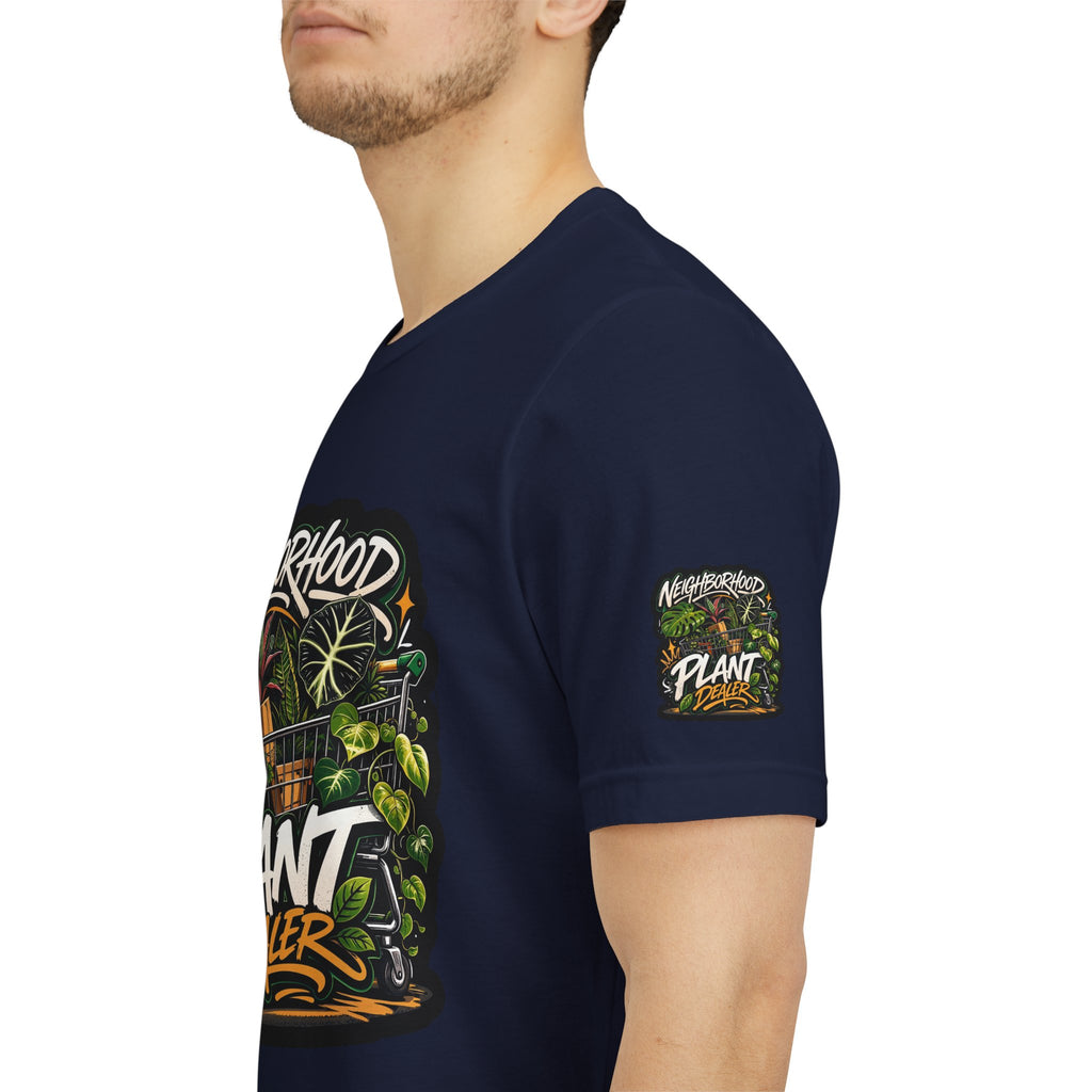 Neighborhood Plant Dealer - Graphic Botanical Streetwear Premium Tee plant lover graphic tee by Detroit Plant Mom