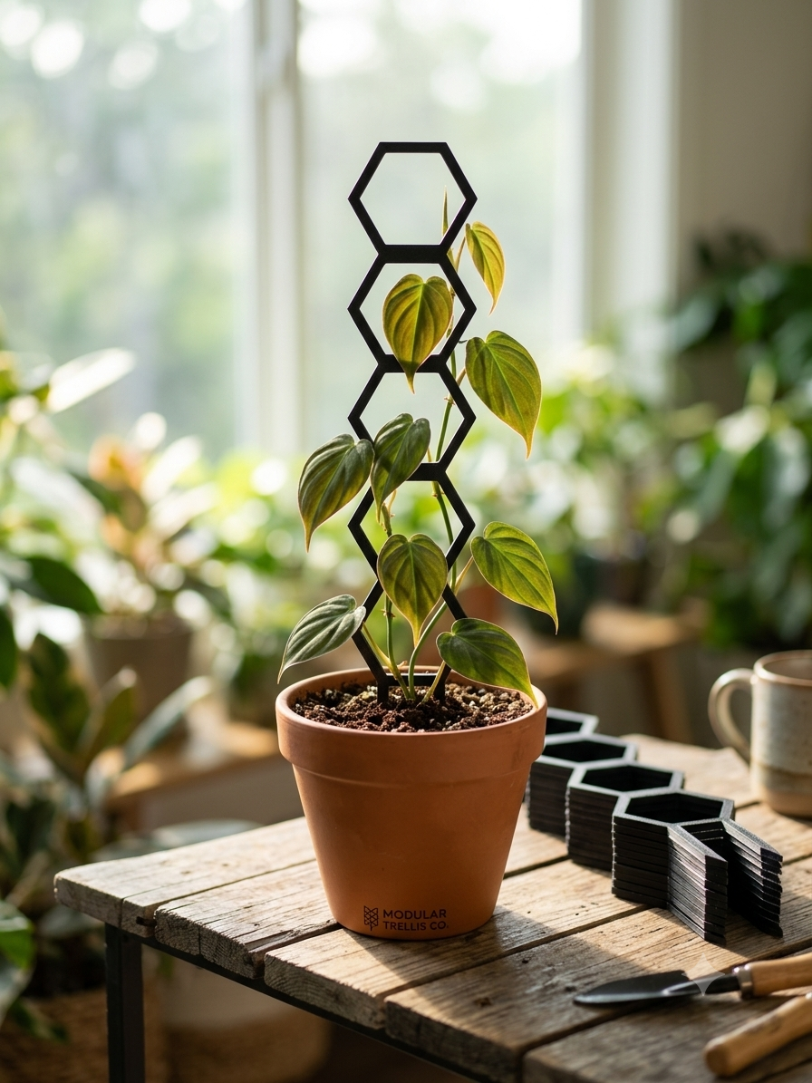 3D Printed Stackable Plant Trellis Starter Set