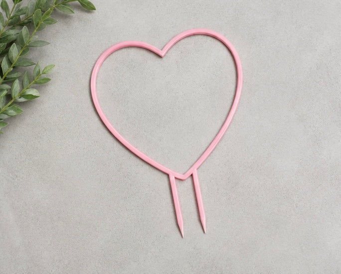 3D Printed Heart Trellis 2 Pack