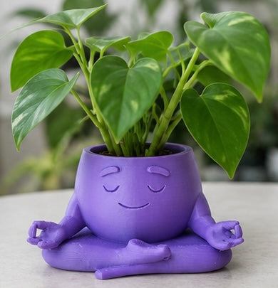 3D Printed 3-inch Zen Meditation Decorative Planter