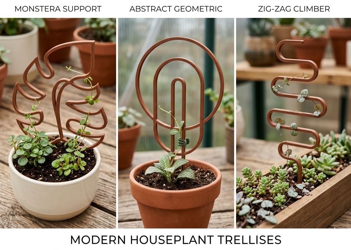 3D Printed Plant Trellis 3 Pack